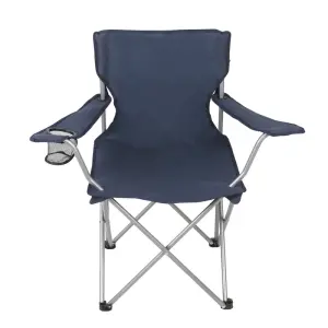 Folding Camping Chair - Navy Blue