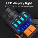 1PC Strong Light Rechargeable Headlight Headlamp Flashlight High Lumens LED Headlamp
