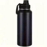 32oz Stainless Steel Sports Bottle - Black