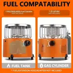 2 In 1 Portable Propane Heater & Stove