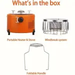 2 In 1 Portable Propane Heater & Stove