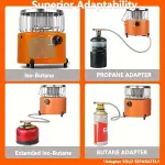 2 In 1 Portable Propane Heater & Stove