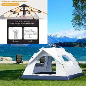 Tent For Camping Automatic Quick Opening Tents, Waterproof And Windproof Simple Family Tents, Portable Automatic Tent Fishing Hiking