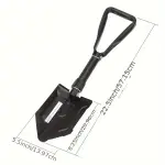 Heavy Duty Steel Folding Shovel - Serrated Edge