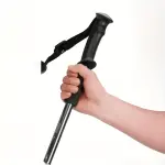 Durable Shock Absorbing Walking Stick Quick-Fold Ultralight Hiking Pole with Advanced Shock Reduction