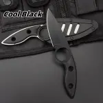 1PC Stainless Steel Outdoor Small Straight Knife With Sheath