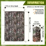 1pc Woobie Blanket, Thermal Insulated Military Poncho Liner, Water-Resistant, Portable, Insulation, For Hiking, With Compression Carry Bag