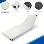 3.0-inch Memory Foam Camping Mattress Portable Roll-Up Sleeping Mat with Pillow, Outdoor, Gray