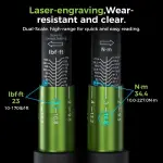 1/2-Inch Drive Click Torque Wrench 10-170 Ft-Lb/10-227Nm Torque Range