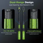 1/2-Inch Drive Click Torque Wrench 10-170 Ft-Lb/10-227Nm Torque Range