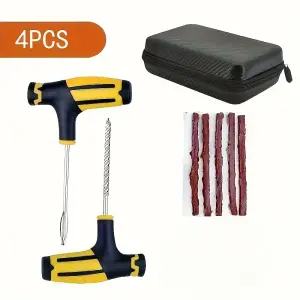 Heavy Duty Tire Repair Kit for Cars, Motorcycles, and Electric Vehicles