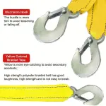 153.9-Inch Heavy-Duty Nylon Towing Rope