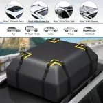 15 CuFt Extra-Large Waterproof Car Roof Bag by MAXMASS - Durable PVC Construction, 100% Waterproof, Universal Fit for All Vehicles