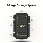 70L Oxford Car Storage Box - Multifunctional Folding Organizer with Tailgate Storage, Foldable Design, and Spacious Interior