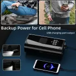 ROUTSHEL Tire Inflator Portable Air Compressor, 150PSI Portable Air Pump For Car Tires