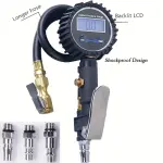 Digital Tire Inflator With Pressure Gauge - 200 PSI