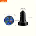 Universal Fast Car Charger - Dual USB and Type-C Ports