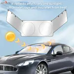 3-Piece Motomate Car Sun Shade Set - Enhance Cooling Effect, Block Sun Heat, Protect Vehicle Interior, Ensure Privacy, and Prevent Prying