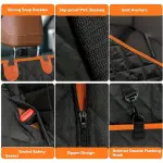 Premium Waterproof Pet Car Mats - Durable, Bite-Resistant, Non-Slip, and Easy-to-Clean Polyester Mats for Pet Owners