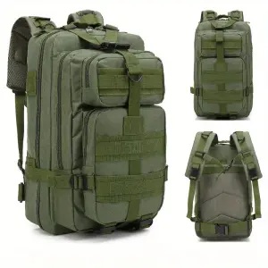 3P High-Capacity Multi-Functional Military Camouflage Hiking Backpack for Men - Off-Road Outdoor Mountaineering Tactic Pack